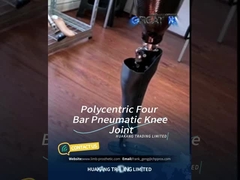 Polyzentrische Prothetische Kniegemeinschaft Pneumatische Schwingsteuerung Pyramidenverbindung 220Lbs