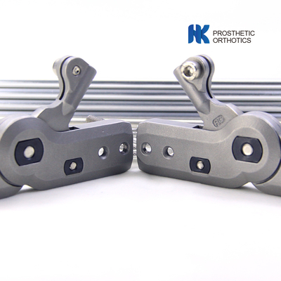 Swiss Lock Knee Joint For Orthoses Aluminum 7075 Width 19mm Cable Controlled