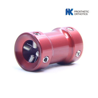 Aluminum Prosthetic Double Head Adapter For Children Length 50mm