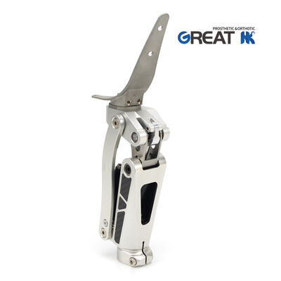 Prosthetic Geometric Lock Pneumatic Knee Joint For Disarticulation