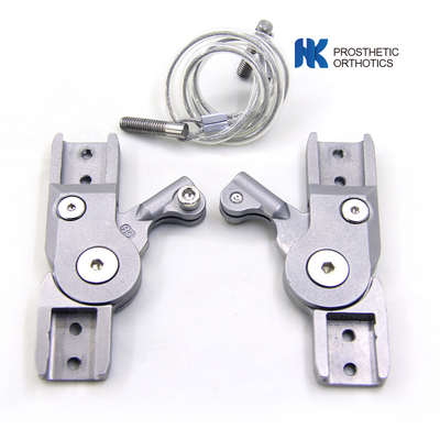 Schweizer Schloss Kniegelenk für Orthosen Aluminium 7075 Breite 19 mm Kabel gesteuert