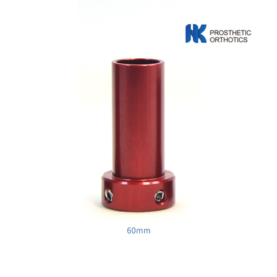 Aluminium-Kürzrohradapter für Kinder Länge 60 mm Durchmesser 22 mm