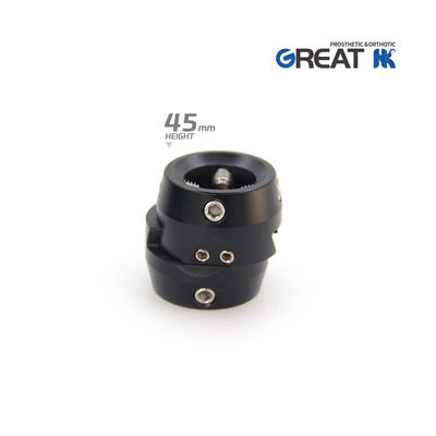 Leichtgewichts-Aluminium-Prothese-Doppelkopf-Schiebeadapter 45 mm